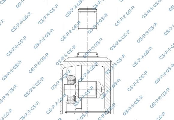Шрус внутренний (граната) GSP передний для SsangYong Korando III 2010-2014. Артикул 601446
