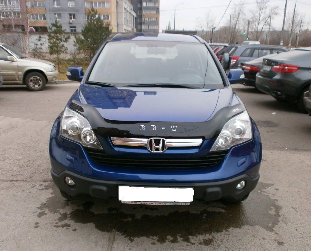 Дефлектор Vip-Tuning для капота (длинный) Honda CR-V III 2006-2009. Артикул HD09