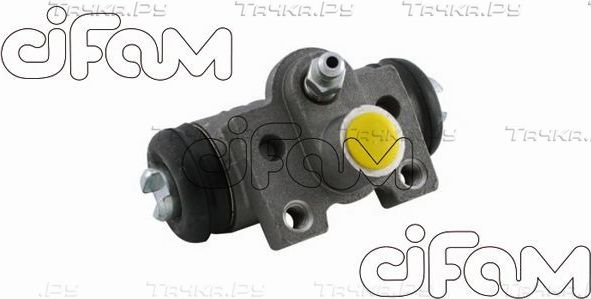 Тормозной цилиндр Cifam (алюминий) задний левый для Honda Logo 1999-2002. Артикул 101-864