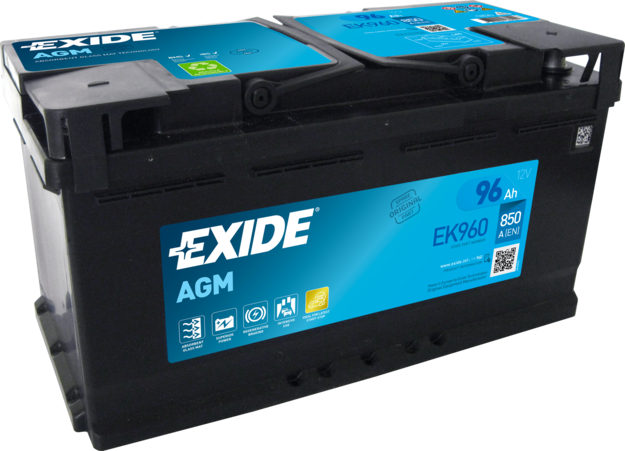 Аккумулятор Exide AGM. Артикул EK960