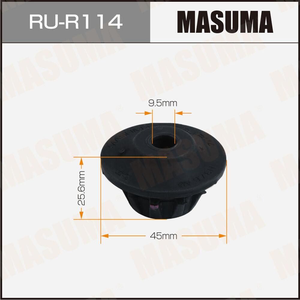 Втулка крепления радиатора MASUMA NISSAN X-TRAIL / NT31 lower. Артикул RUR114