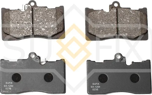 Колодки тормозные дисковые | перед прав/лев | (Sufix). Артикул SX-1264