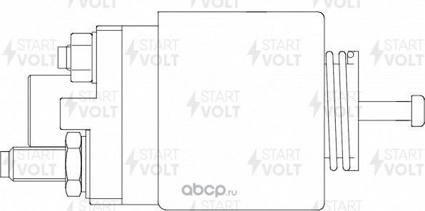 Втягивающее реле стартера StartVOLT для Chevrolet Cobalt II 2013-2026. Артикул VSR 0516
