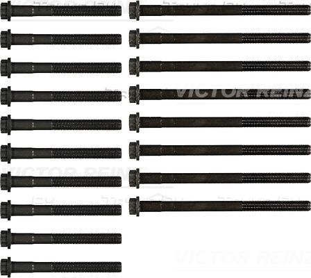 Комплект болтов ГБЦ Victor Reinz. Артикул 14-55034-01