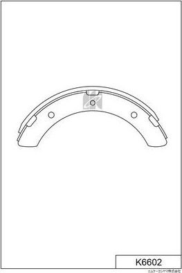 Тормозные колодки MK Kashiyama. Артикул K6602