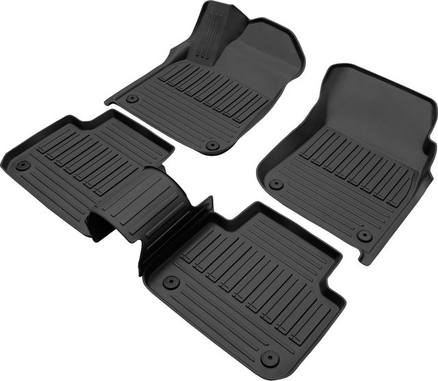 Коврики Rezkon резиновые для салона Volkswagen Touareg III 2018-2026. Артикул 1035030300