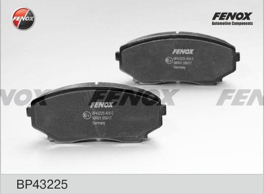 Тормозные колодки Fenox. Артикул BP43225