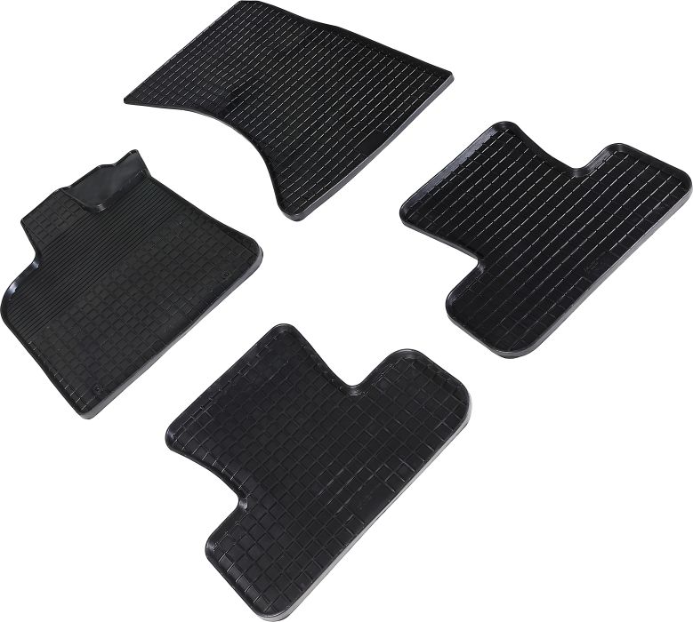 Коврики резиновые Seintex с узором сетка для салона Audi Q5 I 2008-2017. Артикул 00851