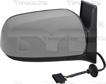 Зеркало боковое TYC левое для Opel Zafira B 2009-2019. Артикул 325-0140