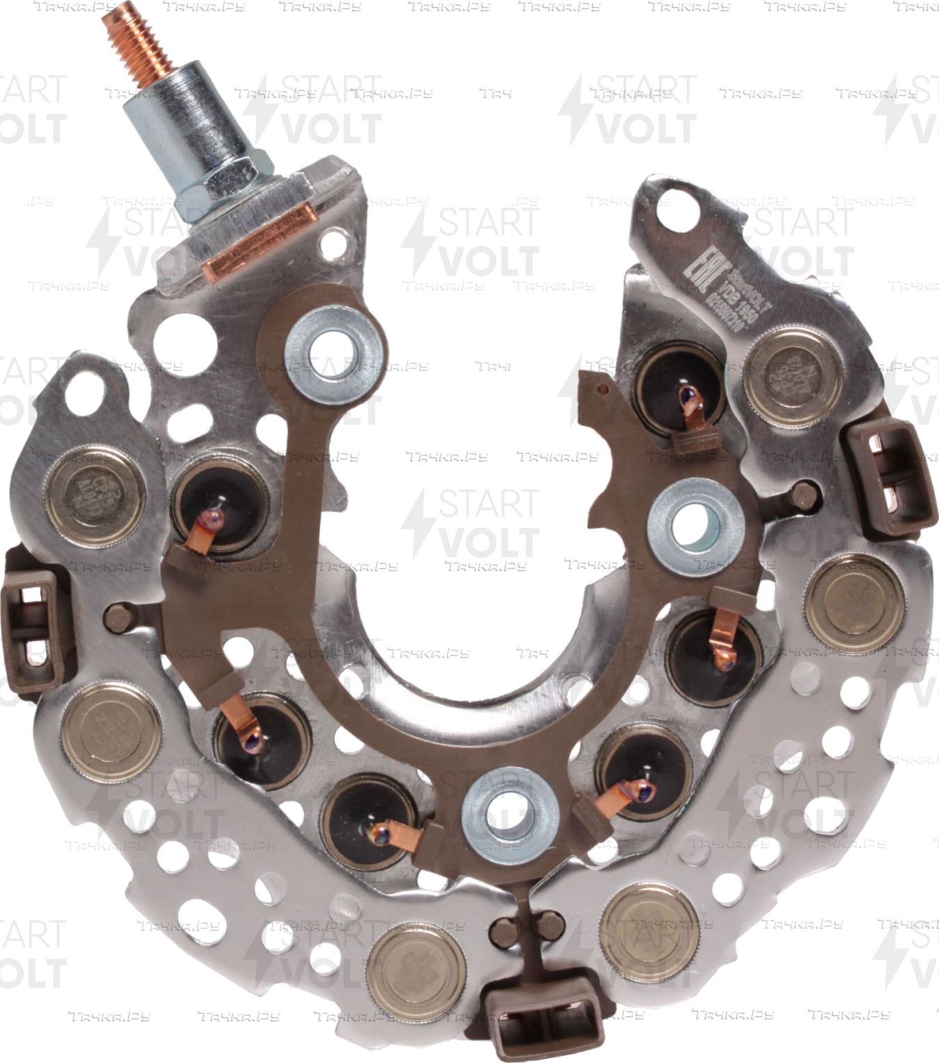 Диодный мост генератора StartVOLT для Toyota Land Cruiser 200 2007-2020. Артикул VDB 1950