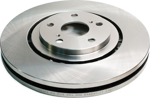 Тормозной диск Cworks передний для Lexus RX III 2008-2015. Артикул C210R2040