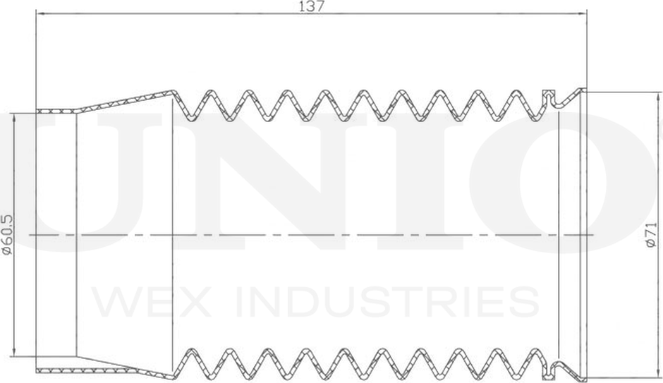 Пыльник амортизатора (Unio). Артикул DUC-10005