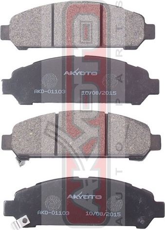 Тормозные колодки Akyoto Packing AKYOTO. Артикул AKD-01103