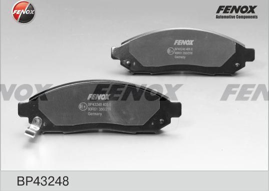 Тормозные колодки Fenox. Артикул BP43248