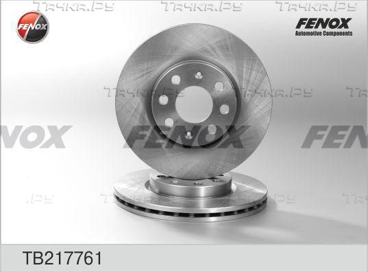 Тормозной диск Fenox передний для Opel Corsa E 2014-2019. Артикул TB217761