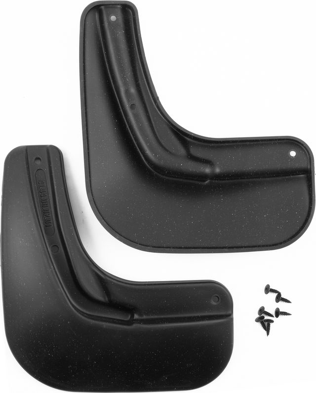 Брызговики Frosch (в пакете) задняя пара для Renault Duster II 2021-2026 без расширителей арок. Артикул NLF.41.44.E13