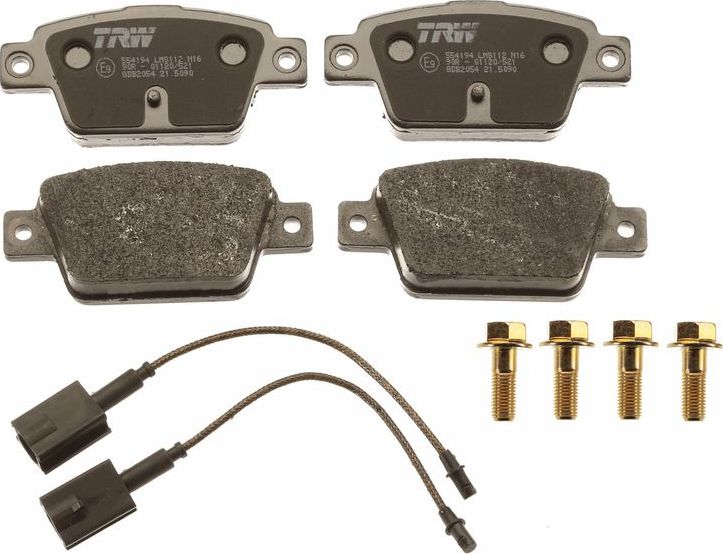 Тормозные колодки TRW COTEC. Артикул GDB2054