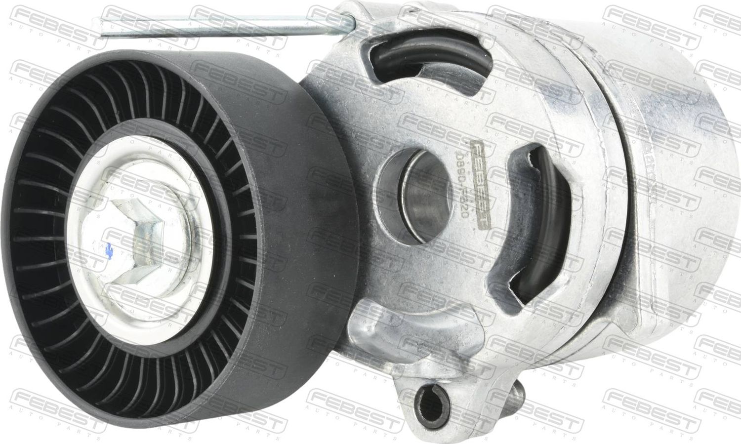 Натяжной ролик (натяжитель) приводного клинового зубчатого ремня Febest. Артикул 0890-FB20