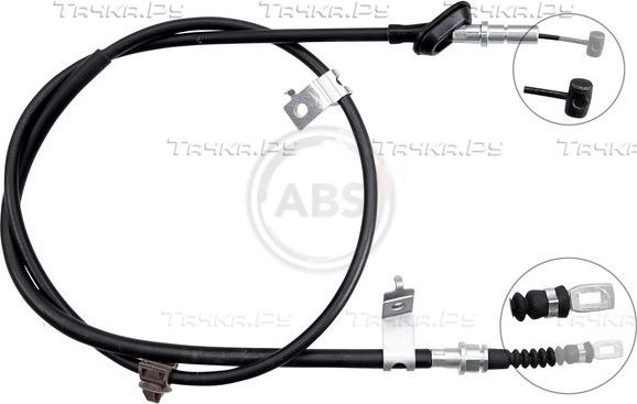 Трос ручника (тросик ручного тормоза) ABS. Артикул K17263