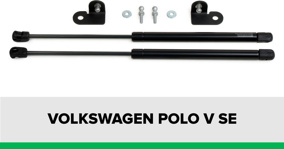 Амортизаторы (упоры) капота Pneumatic для Volkswagen Polo V седан 2010-2020. Артикул KU-VW-PL00-02