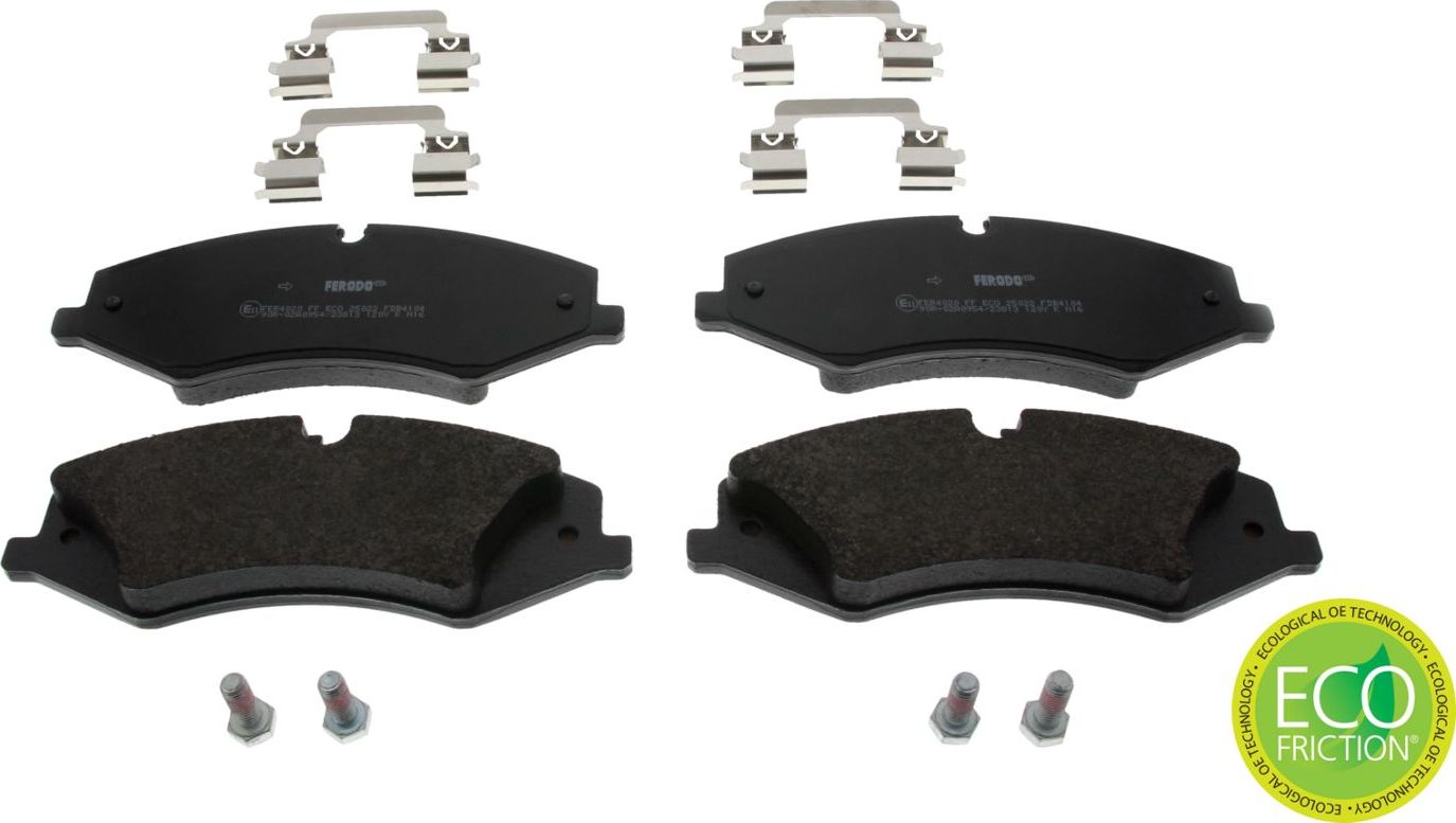 Тормозные колодки Ferodo Premier Eco Friction. Артикул FDB4104