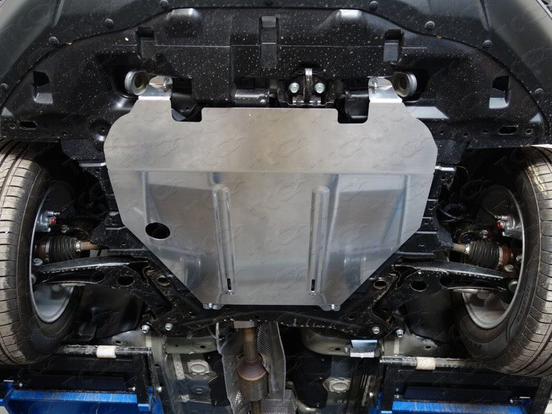 Защита алюминиевая ТСС (4 мм) для картера Mitsubishi ASX 2010-2016. Артикул ZKTCC00056