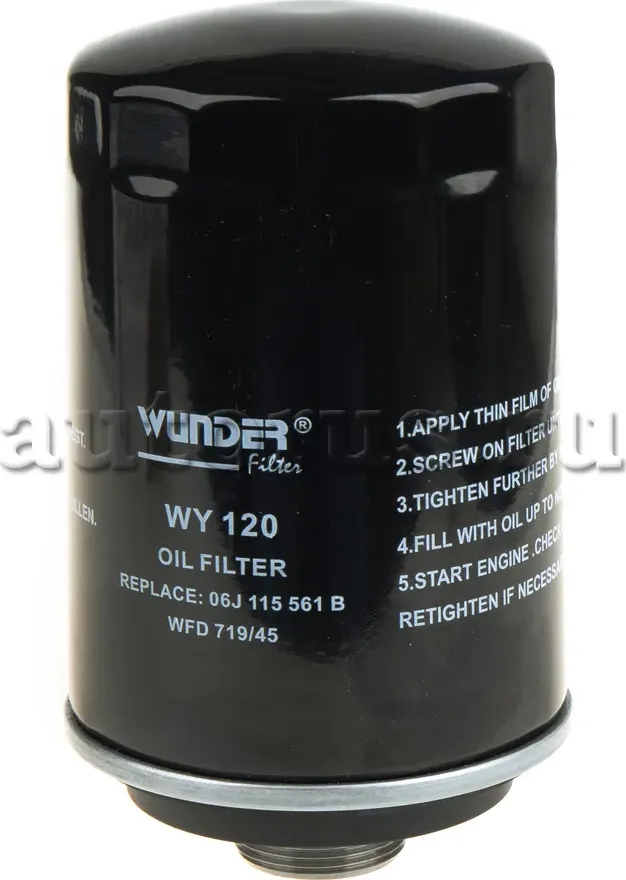 Фильтр масляный VAG+Skoda 2004-> mot.1.8TFSI/2.0TFSI WUNDER FILTER WY120 Wunder. Артикул WY120