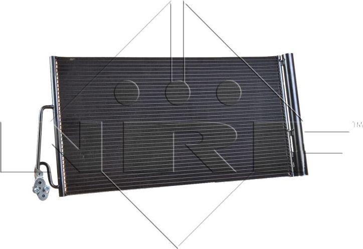Радиатор кондиционера (конденсатор) NRF (алюминий). Артикул 35898