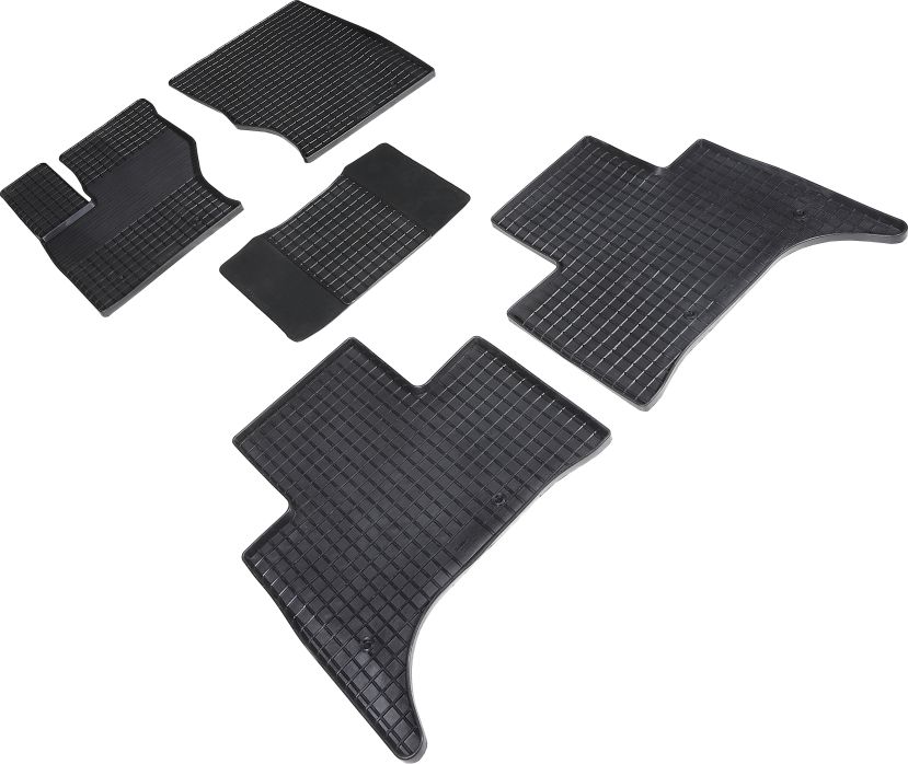 Комплект ковриков Seintex резиновые с узором сетка для салона Land Rover Range Rover Sport II 2017-2021. Артикул 92597