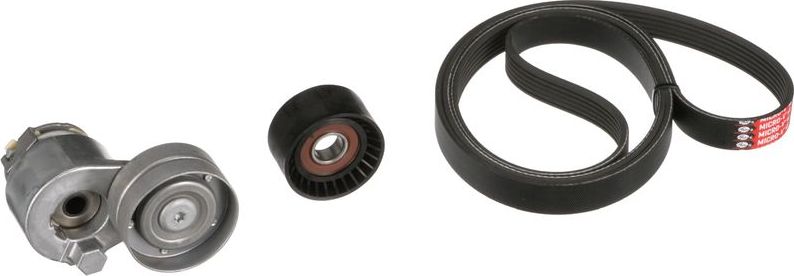 Приводной ремень поликлиновой с роликами (комплект) Gates Micro-V® Kit. Артикул K036PK1795