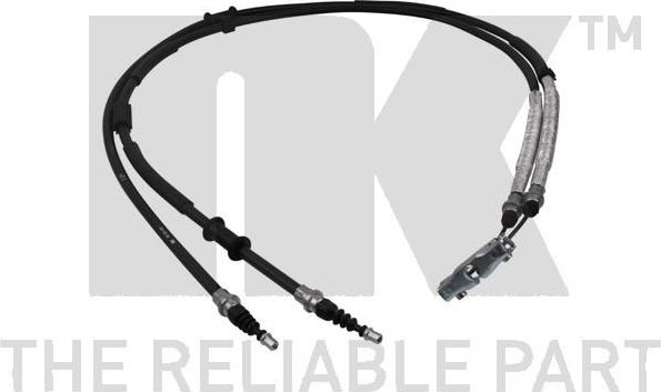 Трос ручника (тросик ручного тормоза) NK. Артикул 9036162