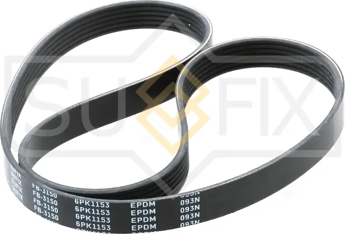 Ремень поликлиновый 6PK1153 (Sufix). Артикул FB3150