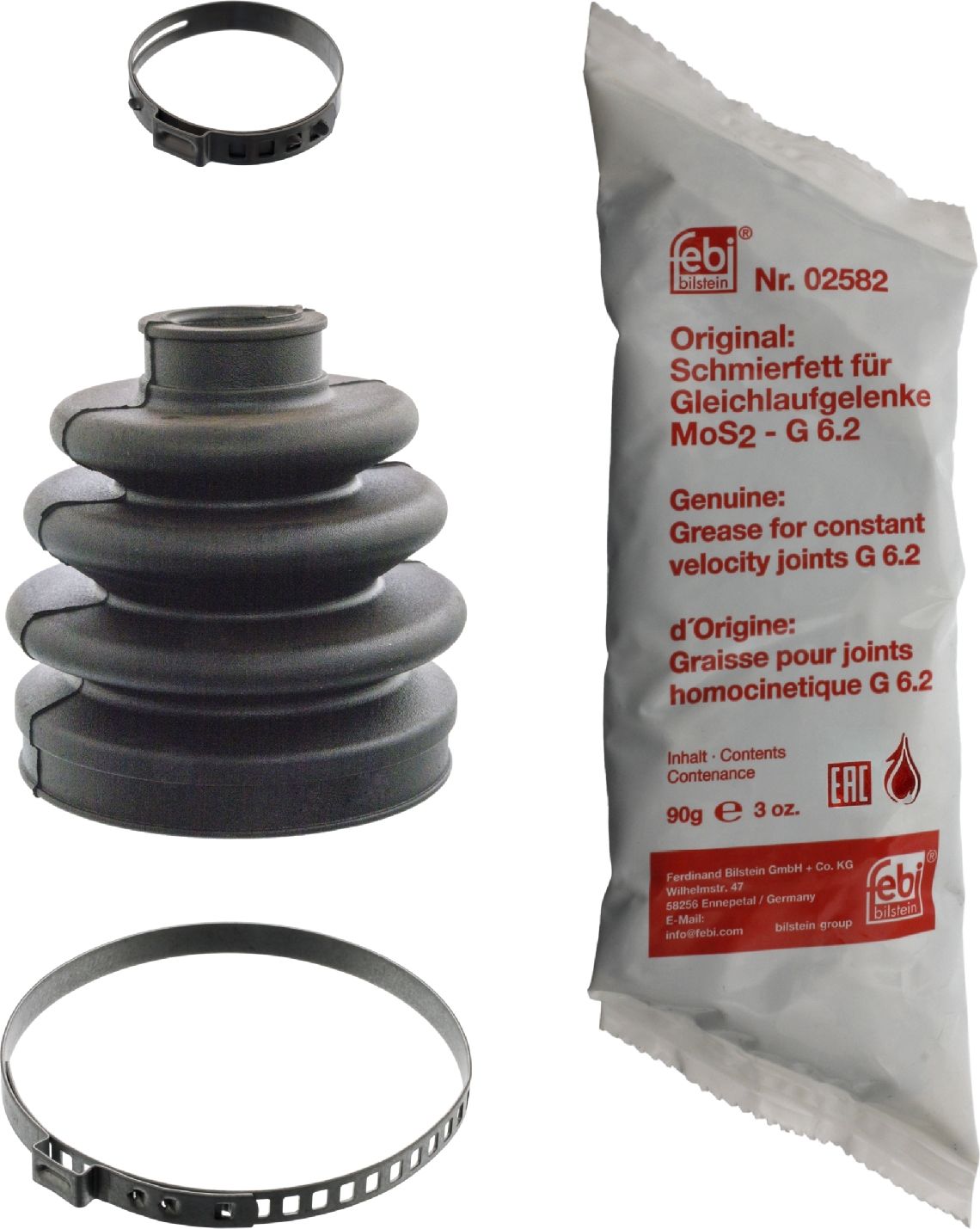 Пыльник ШРУСа наружный Febi Bilstein (резина). Артикул 17084