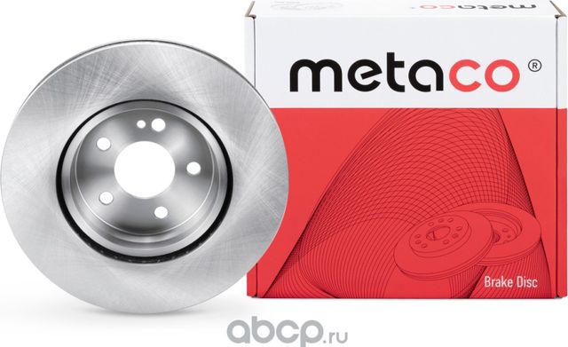 Диск тормозной задний (Metaco). Артикул 3060309