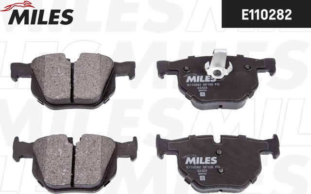 Тормозные колодки Miles (Semi-Metallic). Артикул E110282