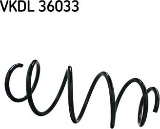 Пружина подвески SKF передняя для Volvo V70 II 1999-2007. Артикул VKDL 36033