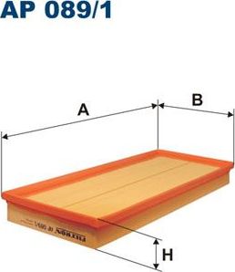 Воздушный фильтр Filtron для BMW 3 III (E36) 1995-2000. Артикул AP 089/1