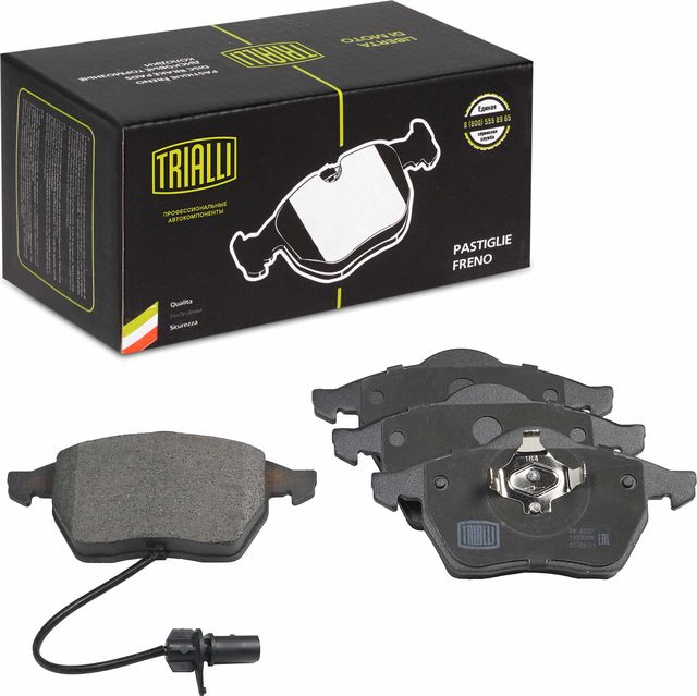 Тормозные колодки Trialli (Low-Metallic). Артикул PF 4207