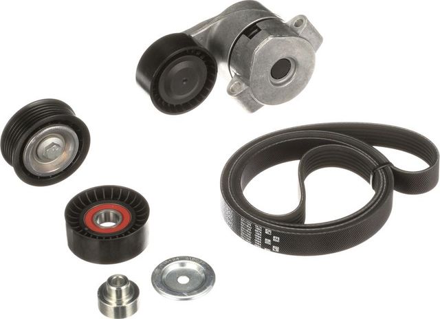 Приводной ремень поликлиновой с роликами (комплект) Gates Micro-V®. Артикул K166PK1640