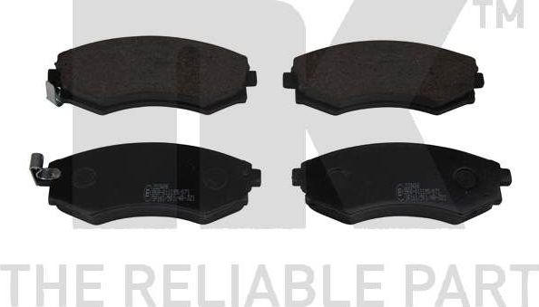 Тормозные колодки NK для Hyundai Coupe I (RD) 1996-2002. Артикул 223406