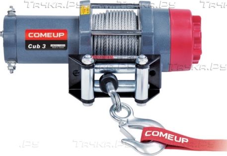 Лебёдка электрическая 12V COMEUP Cub 3 3000 lbs 1363 кг (стальной трос). Артикул 123565