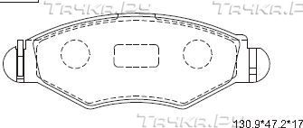 Тормозные колодки Asimco. Артикул KD7751