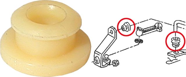 Втулка штока КПП VW CADDY/G2/G3/T4/POLO 83-04 JP Group. Артикул 1131500300