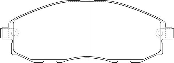 Тормозные колодки FIT передние для Hyundai H-1 I 1997-2007. Артикул FP1712
