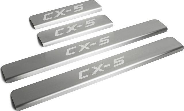 Накладки AutoMax на пороги для Mazda CX-5 2011-2017. Артикул AMMACX501