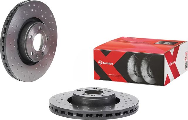 Тормозной диск Brembo XTRA LINE - Xtra передний для Audi A8 II (D3) 2002-2010. Артикул 09.C895.1X