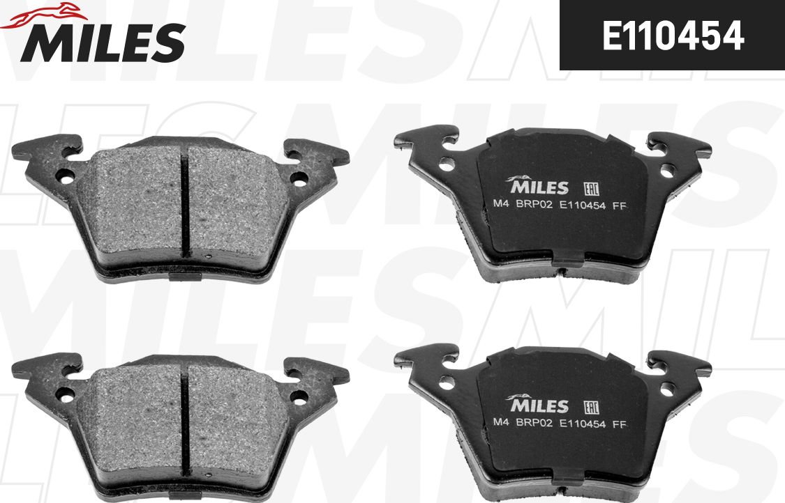 Тормозные колодки Miles (Semi-Metallic). Артикул E110454