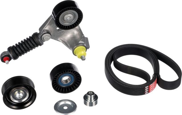 Приводной ремень поликлиновой с роликами (комплект) Gates Micro-V® для Jaguar X-Type I 2003-2009. Артикул K036PK1640