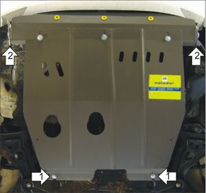 Защита Мотодор для картера, КПП Chevrolet Aveo I 2003-2008. Артикул 03007