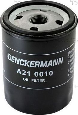 Масляный фильтр Denckermann для Lancia Lybra 1999-2005. Артикул A210010